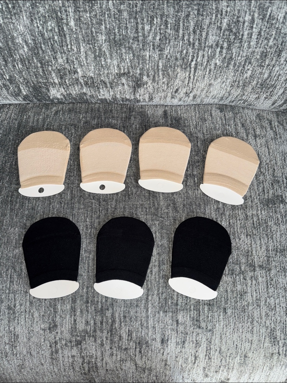 TOE TOPPERS NO SHOW LINER HALF SOCKS